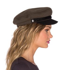 Brixton fiddler/engineer/conductor hat in green